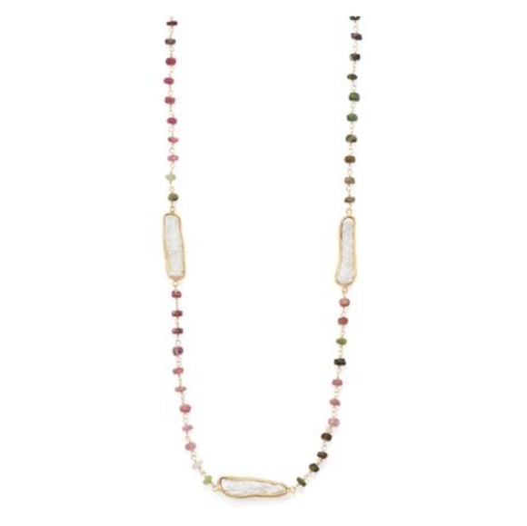 lmkdeals Jewelry - 14KT GOLD PLATED FRESHWATER PEARL NECKLACE